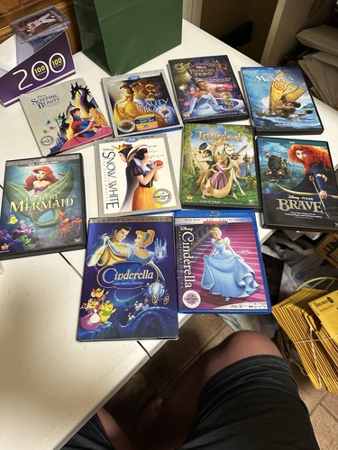 Disney princess dvd lot - disney, (10)