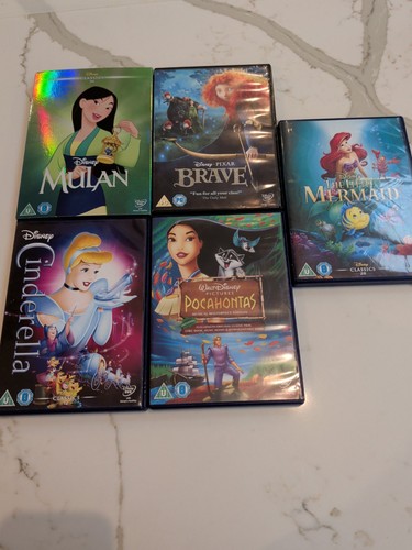 Disney classic princess dvds - disney,